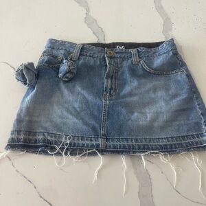 Dolce & Gabbana / D&G Vintage Denim Mini Skirt / Size IT 40 / Rare size S/ M